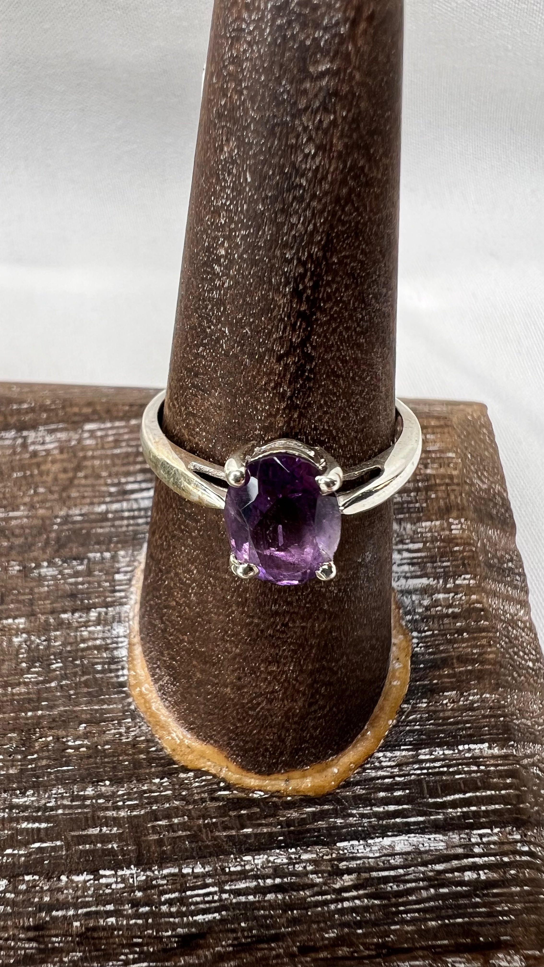 Amazon.com: Natural Amethyst Sterling Silver Rings 9 Carats